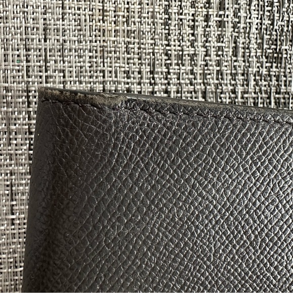 Celine - LARGE STRAP WALLET IN GRAINED CALFSKIN GREY/PINK -Great Condition w/Box - Picture 14 of 16